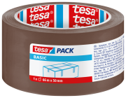 tesa® Balicí páska BASIC, základní, hnědá 66mx50mm