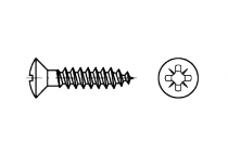 88095  3,5 x 20 -Z vrut se zápust. čočkovitou hlavou, mosaz