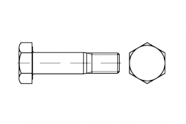 EN 14399 -8 10.9 M 16 x 50 feuerverzinkt, ohne Zubehör -P- tZn VE=S